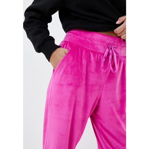 Victoria’s Secret On Point Pink Velour Jogger Sweatpants XL NWT - Picture 4 of 10